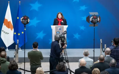 The artistic intervention “WEATHER” inaugurated at the Justus Lipsius and Europa buildings of the Council of the EU