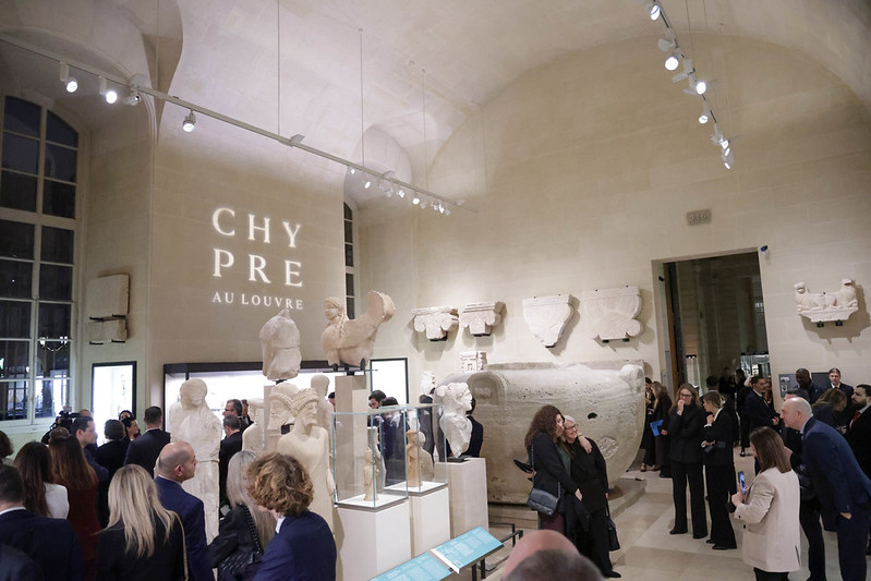 The archaeological exhibition “Cyprus at the Louvre” was inaugurated in Paris